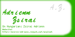 adrienn zsirai business card